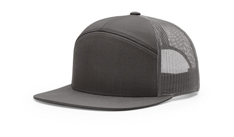 richardson trucker cap hat 7 panel hats charcoal