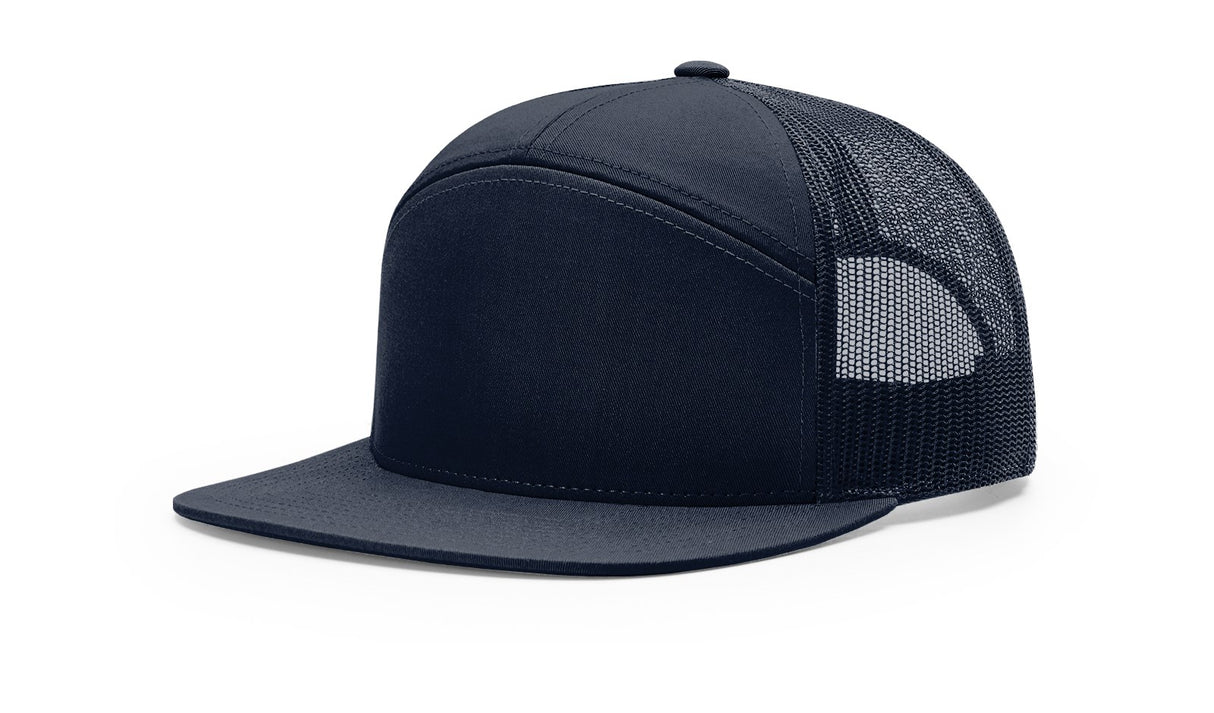 richardson trucker cap hat 7 panel hats navy