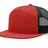 richardson trucker cap hat 7 panel hats red black