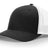 richardson trucker cap hat r-flex hat black white