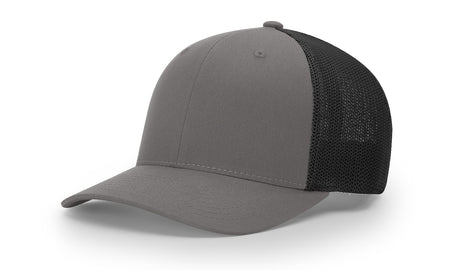 richardson trucker cap hat r-flex hat charcoal black