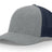 richardson trucker cap hat r-flex hat heather grey navy