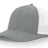 richardson trucker cap hat r-flex hat heather grey white