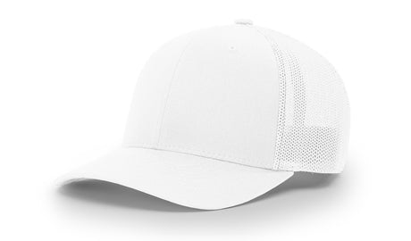 richardson trucker cap hat r-flex hat white