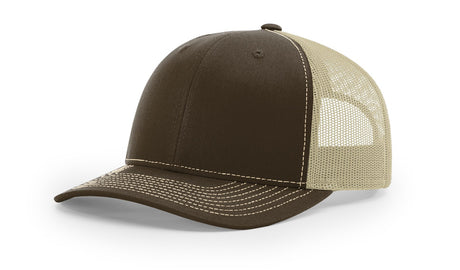 richardson snapback hats trucker cap brown khaki