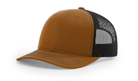 richardson snapback hats trucker cap caramel black