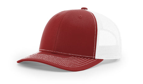 richardson snapback hats trucker cap cardinal white