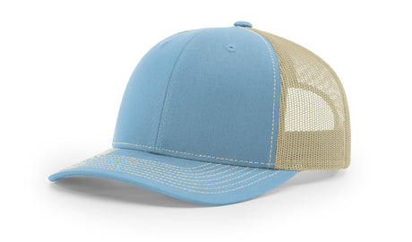 richardson snapback hats trucker cap columbia blue khaki