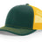 richardson snapback hats trucker cap dark green gold