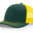 richardson snapback hats trucker cap dark green yellow