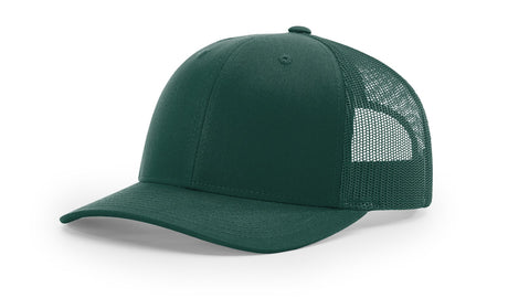 richardson snapback hats trucker cap dark green
