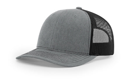 richardson snapback hats trucker cap heather grey black