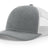 richardson snapback hats trucker cap heather grey light grey