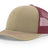 richardson snapback hats trucker cap khaki burgundy