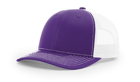 richardson snapback hats trucker cap purple white