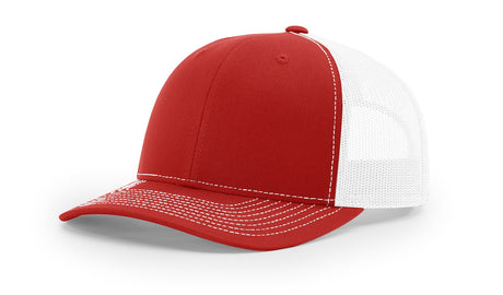 richardson snapback hats trucker cap red white