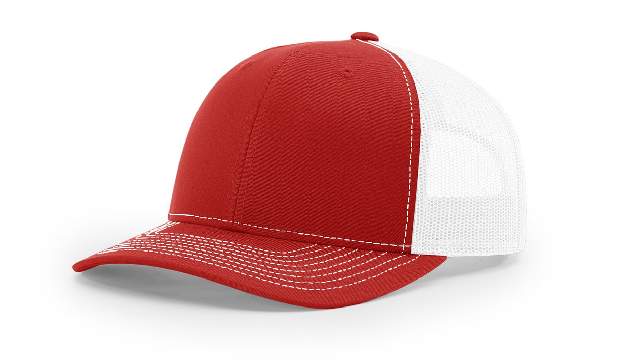 richardson snapback hats trucker cap red white