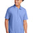 posicharge tri blend wicking polo true royal heather