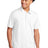posicharge tri blend wicking polo white triad solid