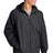 hooded raglan jacket graphite