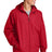 hooded raglan jacket true red
