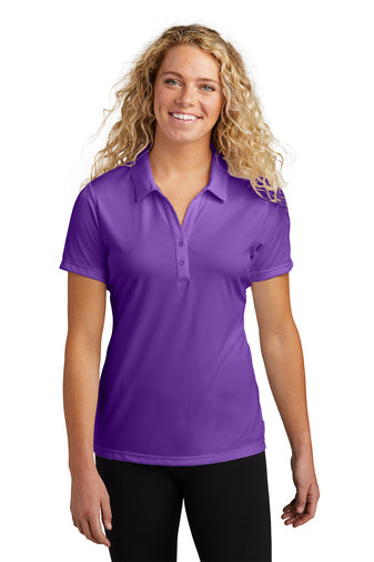 ladies posicharge competitor polo purple