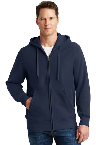 super heavyweight full zip hooded sweatshirt true navy