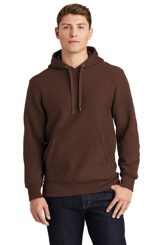 super heavyweight pullover hooded sweatshirt brown