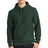 super heavyweight pullover hooded sweatshirt dark green
