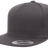 yp classics 5 panel hat snapback hat dark grey