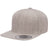 yp classics 5 panel hat snapback hat heather grey left slant