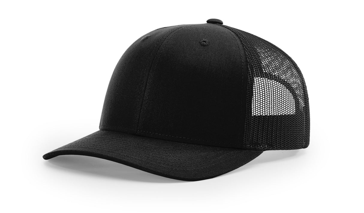 112 Trucker hat black