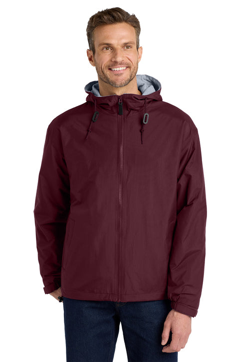 Maroon/ Light Oxford