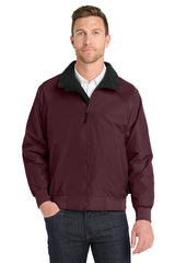 Maroon/ True Black