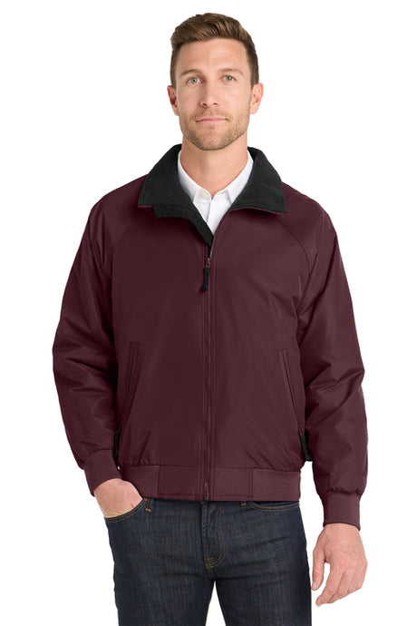 Maroon/ True Black