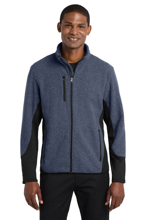 Navy Heather/ Black