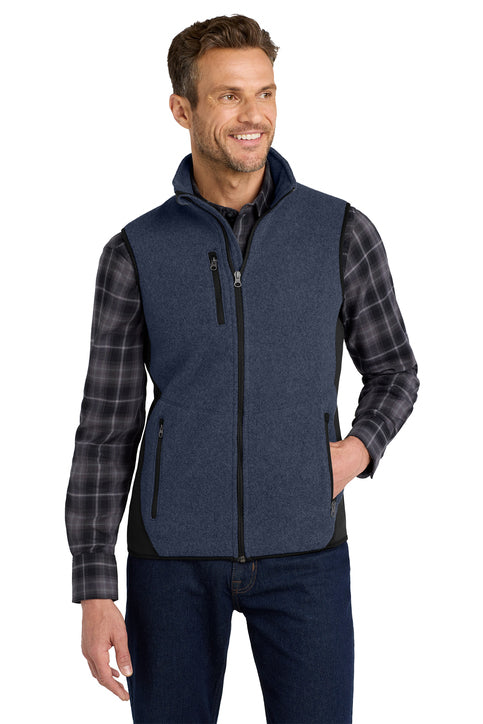 Navy Heather/ Black