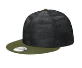 New Era® Camo Flat Bill Snapback Cap NE407