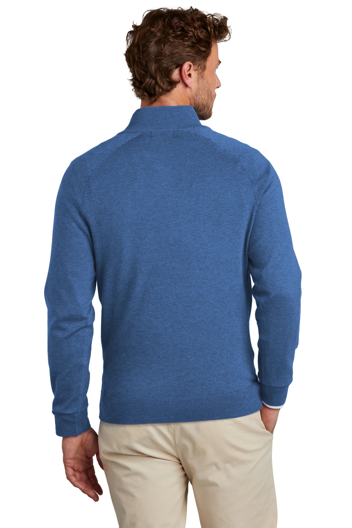 Brooks Brothers® Cotton Stretch 1/4-Zip Sweater BB18402