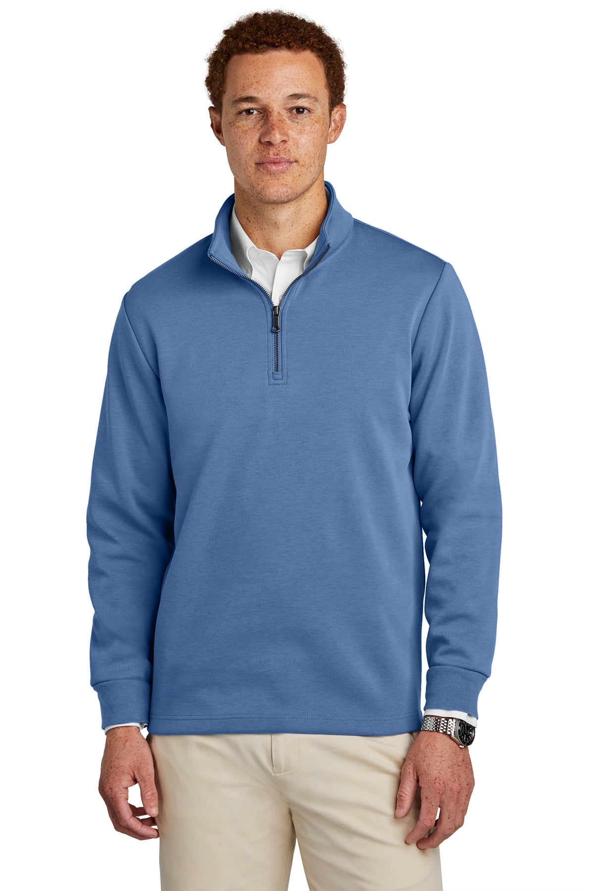 Brooks Brothers® Double-Knit 1/4-Zip Sweatshirt BB18206