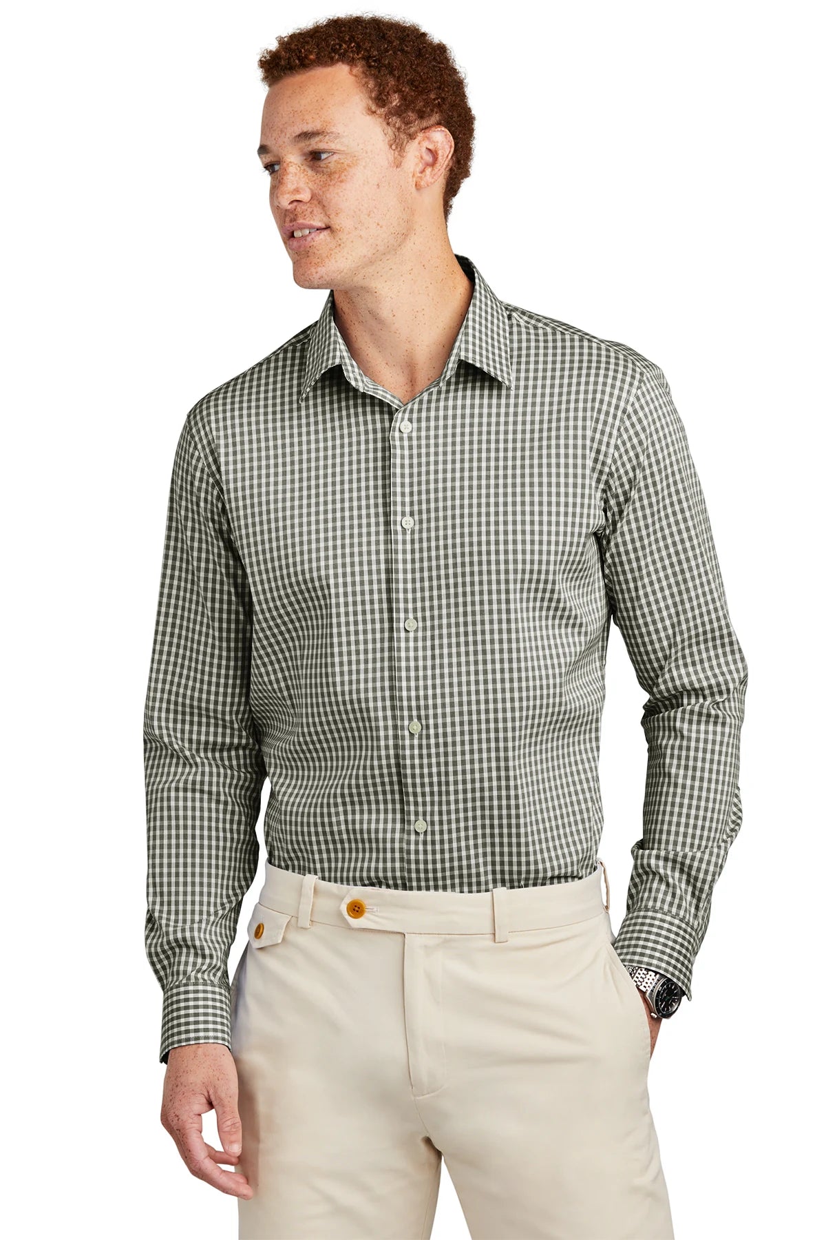 Brooks Brothers® Tech Stretch Patterned Shirt BB18006