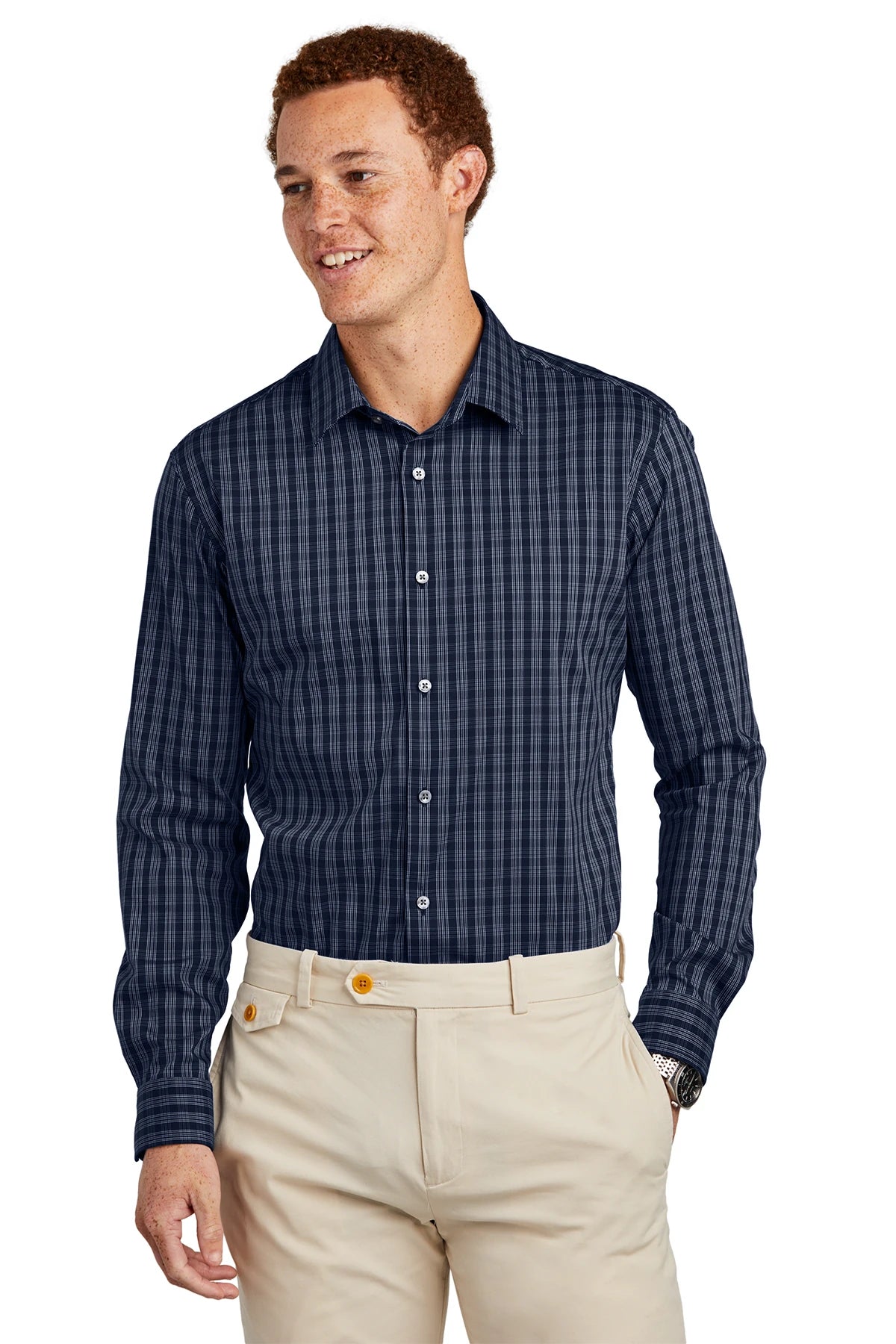 Brooks Brothers® Tech Stretch Patterned Shirt BB18006