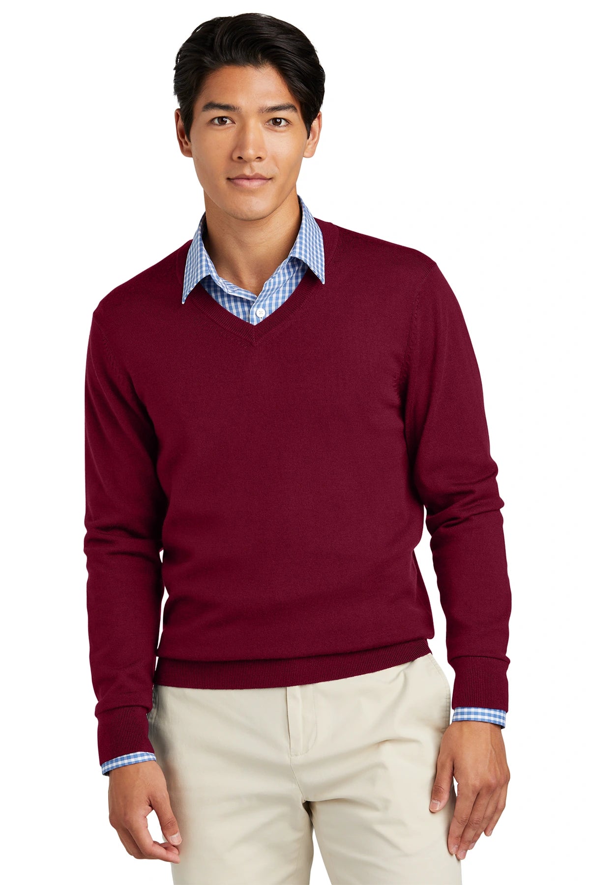 Brooks Brothers ® Washable Merino V-Neck Sweater BB18410