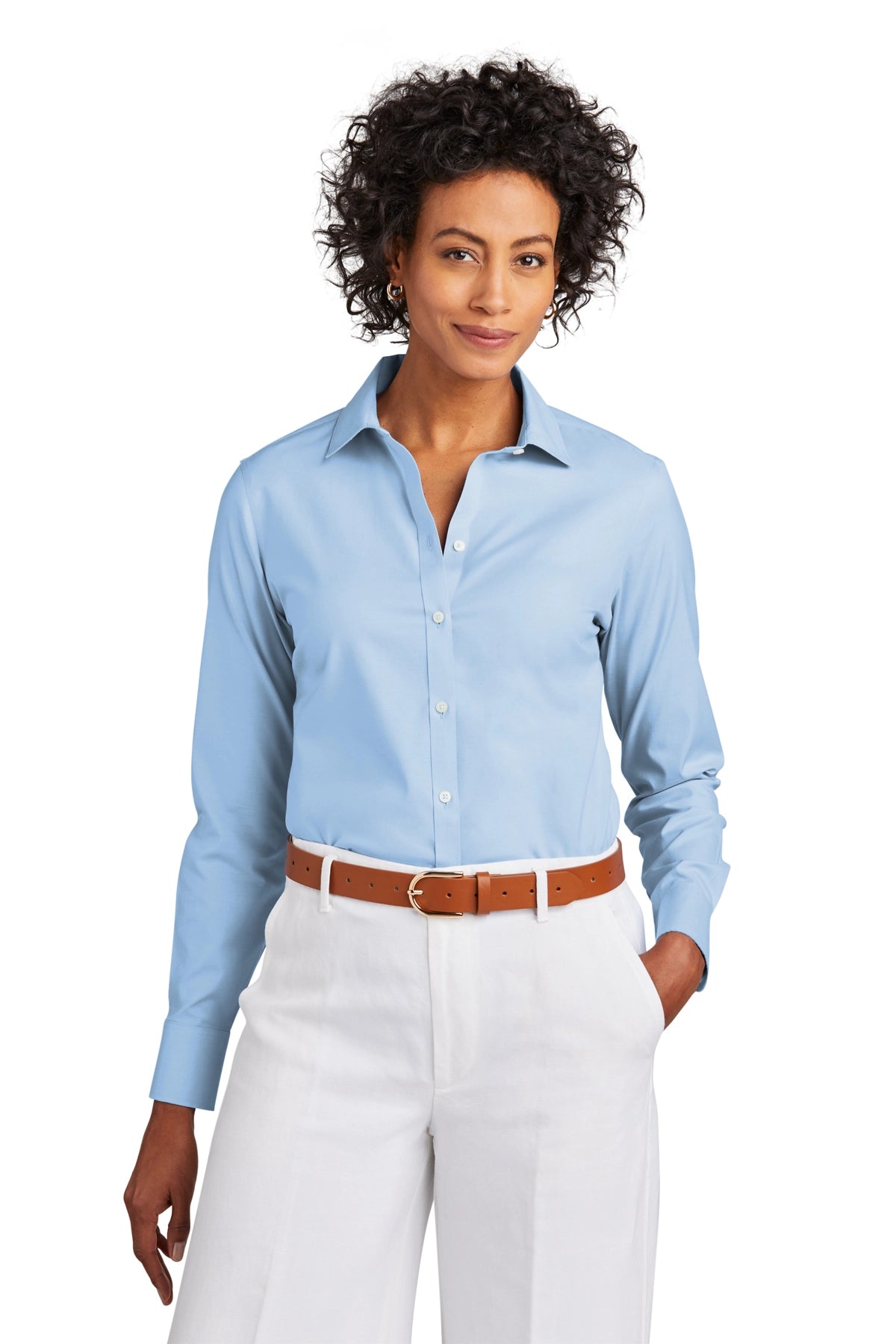 Brooks Brothers® Women’s Wrinkle-Free Stretch Pinpoint Shirt BB18001