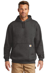 carhartt midweight hooded sweatshirt carbon heather