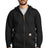 carhartt midweight hooded zip front sweatshirt black