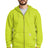 carhartt midweight hooded zip front sweatshirt brite lime