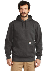 carhartt rain defender paxton heavyweight hooded sweatshirt carbon heather