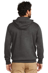 carhartt rain defender paxton heavyweight hooded zip front sweatshirt carbon heather