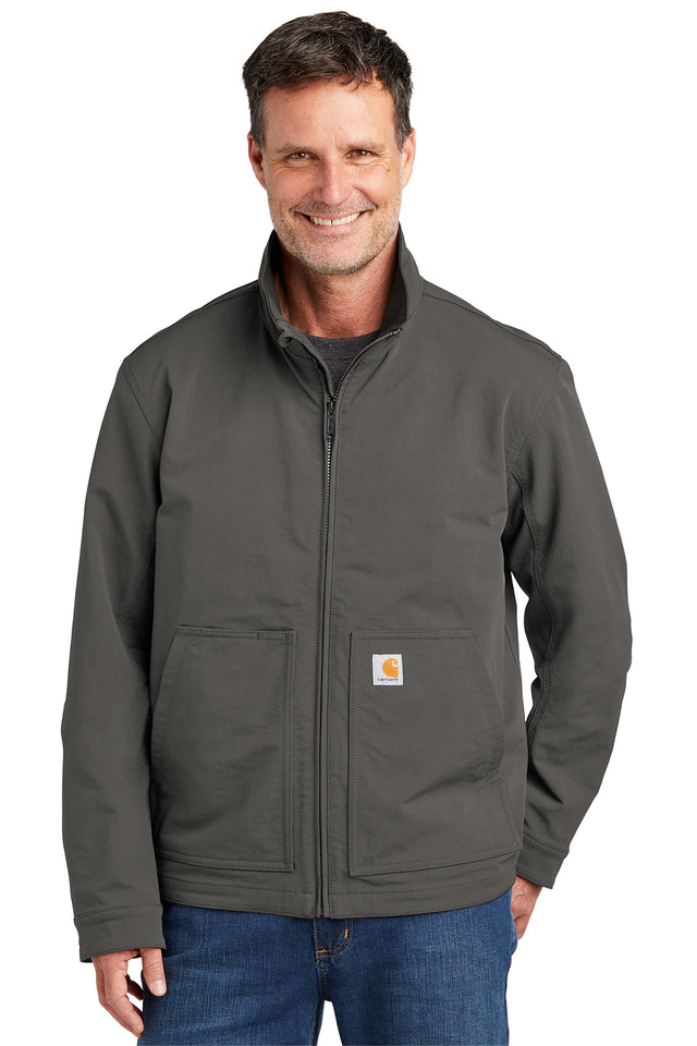 carhartt super dux soft shell jacket gravel